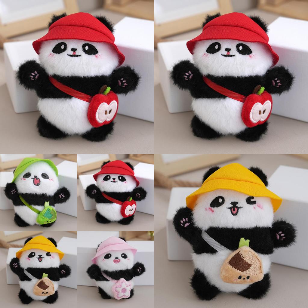 Очаровательный Милый Плюшевый Брелок-Кукла Панда Мягкая Мягкая Игрушка Подвеска для Рюкзака