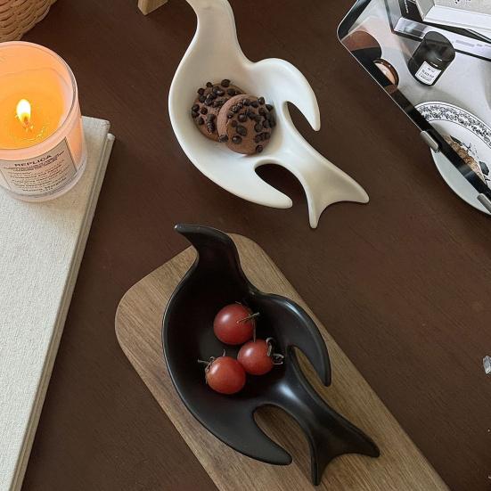 Керамическая тарелка для соуса, креативная милая тарелка для приправы в виде голубя, мультяшная тарелка для макания, тарелка для закусок, кухонные принадлежности