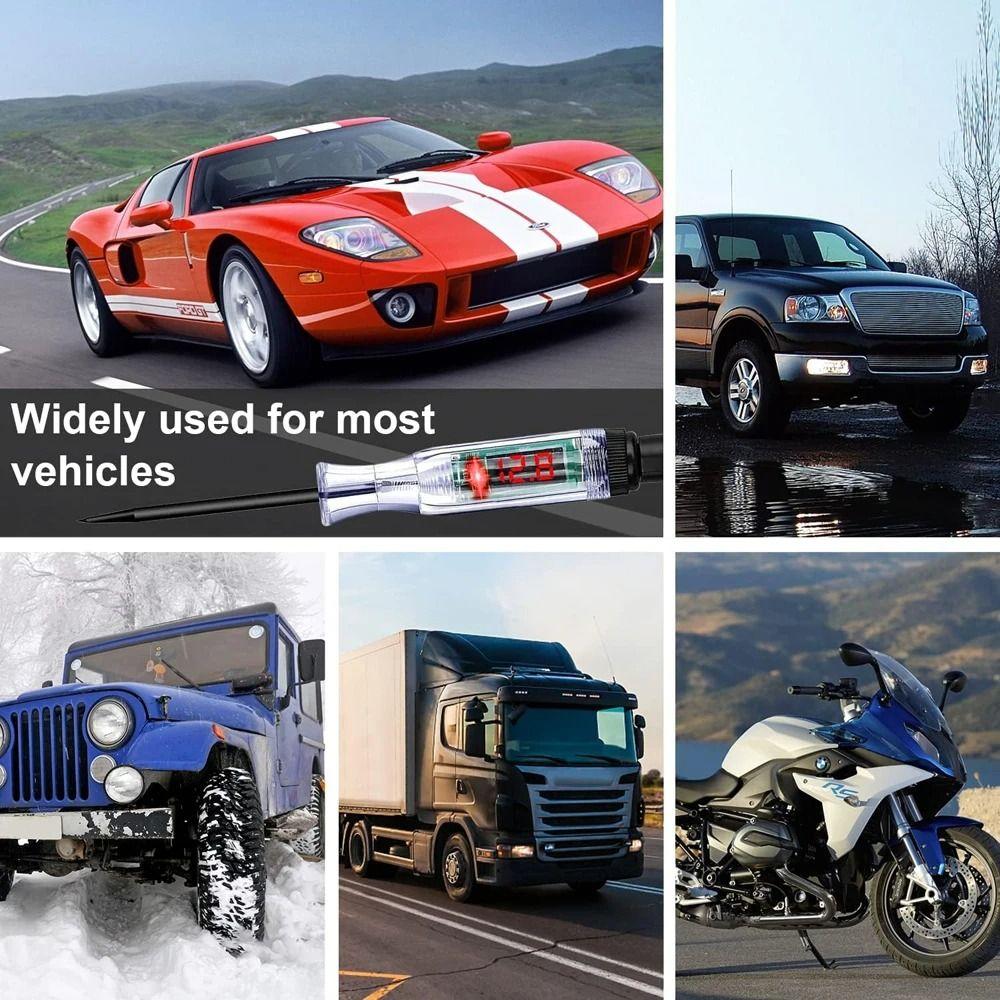 Digital Display Car Diagnostic Probe Test Pen Light Bulb Electric Measuring Pen DC Car Scanner