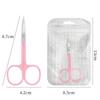 1 Pc Eyebrow Trimming Scissors Stainless Steel Small Nail Tools Manicure Facial Nose Hair Scissors Women Makeup Beauty Tool