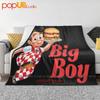 Логотип ресторанов Bobs Big Boy Ультрамягкое одеяло Стеганое одеяло Зимний чехол для дивана Постельное белье