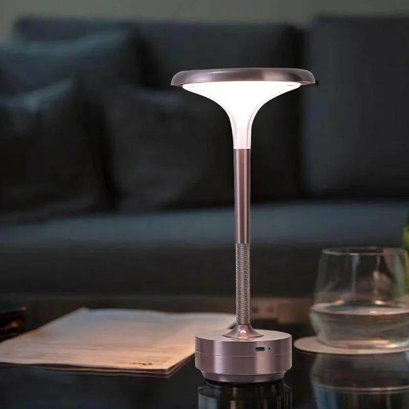New LED Touch Atmosphere Charging Desk Lamp Bedroom Bedside Lamp Study Room Reading Room Dining Room Bar Decoration Lighting