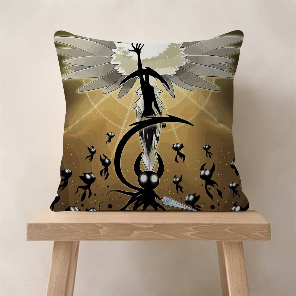 Hot Popular Video Game Hollow Knight Pillowcase Toon Gift Cushion Cover Bedroom Home Sofa Chair Seat Decor Pillow Case