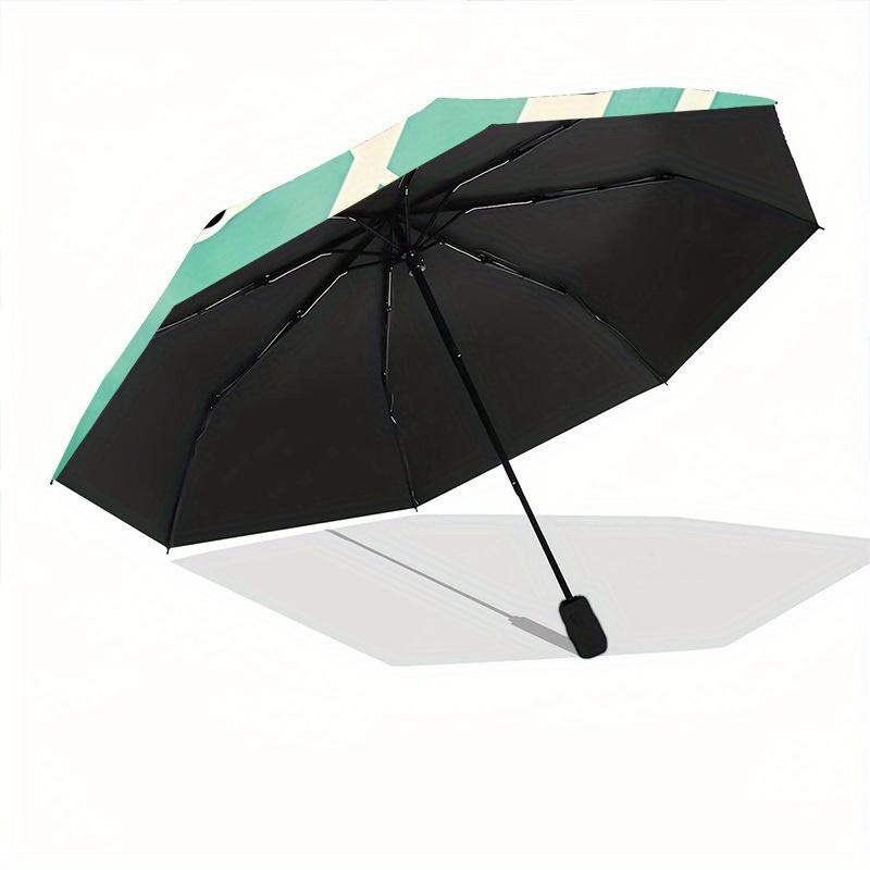 1pc Panda Forest Automatic Open/Close Umbrella Sturdy Iron Frame, Compact Travel UmbrellaIntricate Design Umbrella a0829095