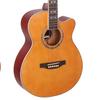 40-41 Inch Solid Wood Acoustic Guitar with Matte Finish and Low String Action