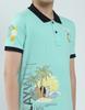 MONTE CARLO Boys's Regular Fit Printed Polo Half Sleeve T-Shirt