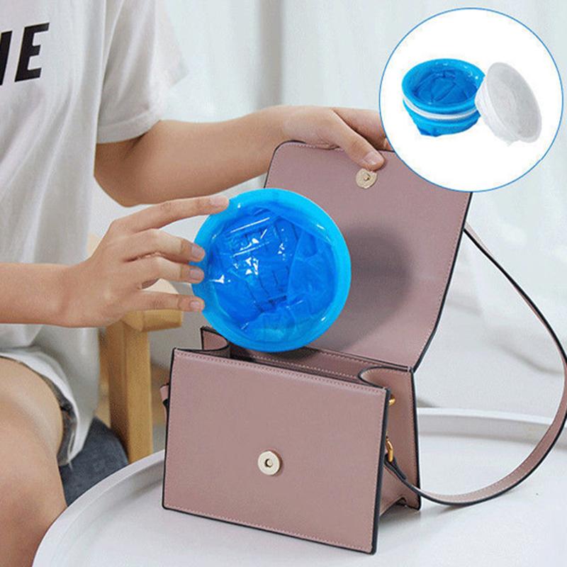 1/50pcs Disposable Sick Bags Travel Car Airplane Motion Sickness Nausea Vomit Cleaning Bag Blue Portable Sick Nets for Hospotal