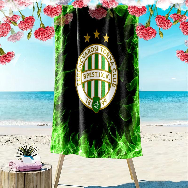 FTC Print Beach Towel, Large Soft Quick Dry Towel for Beach Camping Swimming