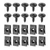 Automotive Screws and Clips Auto U Nut and Screw Clip Metal Rustproof Repair Accessories for RVs Trucks Vehicle Owners Dashboard