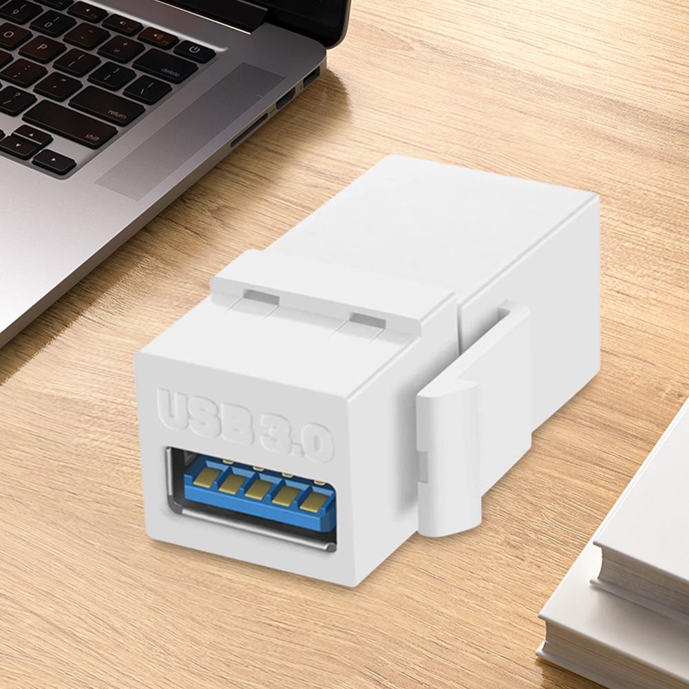 Вставки типа Keystone USB 3.0 для подключения оборудования с USB-портом, гнездовая вставка-переходник, защелкивающийся разъем, гнездо-адаптерный порт