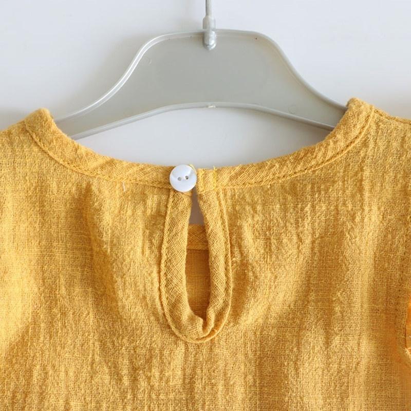 Летнее платье для девочек, 3 цвета