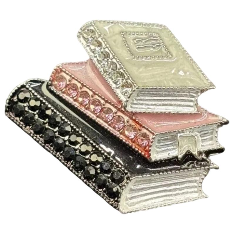 Прочная эмалированная брошь со стразами и сверкающими камнями для стойкого цвета и блеска в аксессуарах
