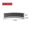 2Pcs For Chrysler 300 300C Carbon Fiber Interior Below Center Armrest Cover Trim