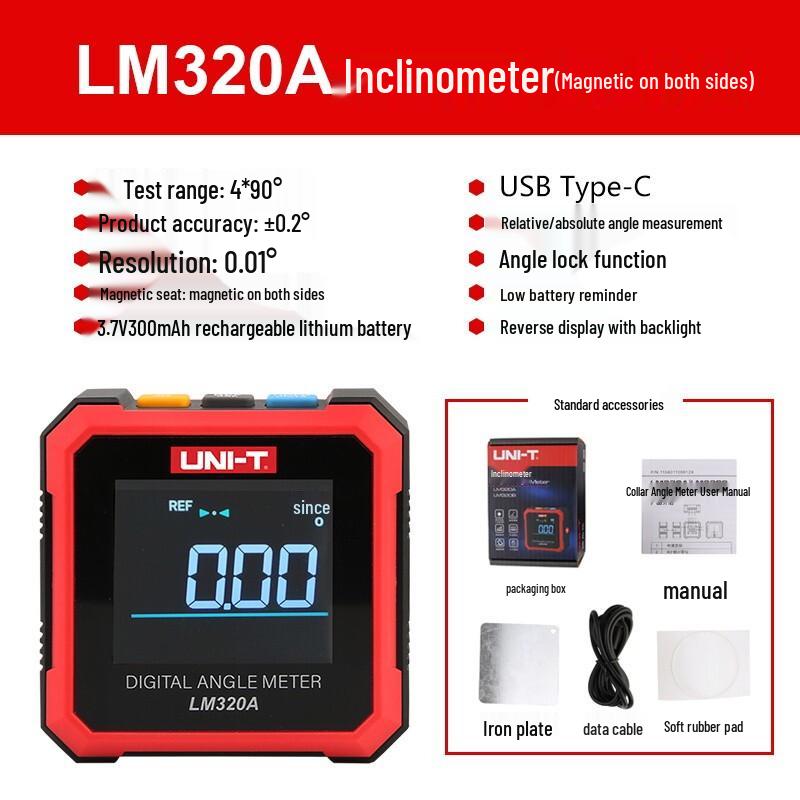 Цифровой угломер UNI-T LM320A