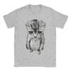 Кот Munchkin Котёнок Смешной Грустный Плачущий Кот Мем Любители Кошек Футболка Футболки Мужские 100% Хлопок Большие Размеры Футболки С Коротким Рукавом