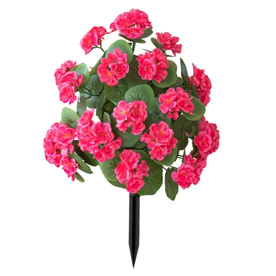 Искусственный цветочный кустарник с шипами, искусственная зелень, куст, дерево с цветами, садовые искусственные цветы, колышек для земли, фермерский дом, наружное украшение для крыльца патио