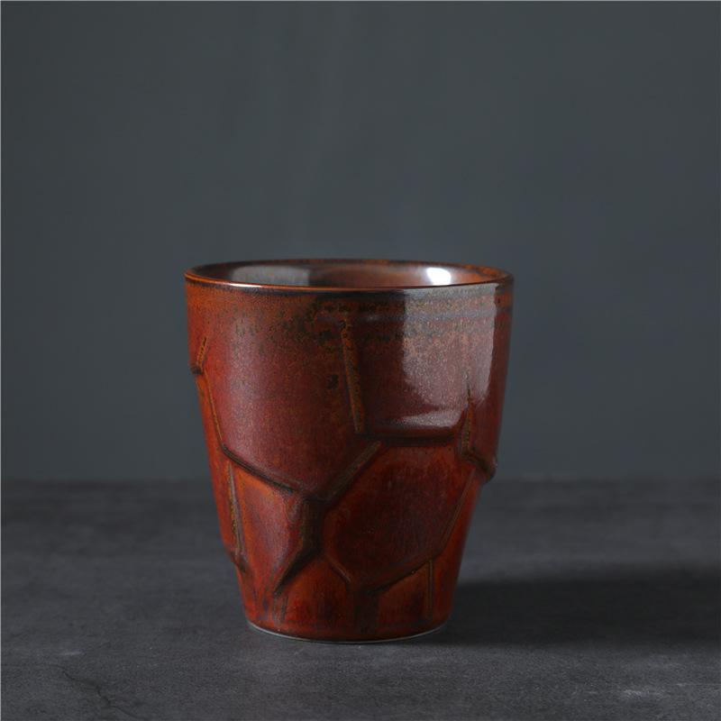 Retro Home Silent Wind Ceramic Cup High Value Afternoon Tea Coarse Pottery Coffee Cup Supply Cup