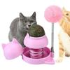 Natural Catnip Cat Rotatable Catnip Spring Ball Toys Clean Mouth Promote Digestion Pet Cat Toys