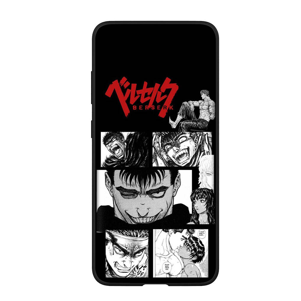 Для Samsung Galaxy S25 S24 S23 iPhone 17 16 15 Xiaomi Redmi Note 14 13 12 11 Plus Pro Max XR A37 A57 Чехол для телефона Комиксы Берсерк Гатс OPPO Huawei Обложка