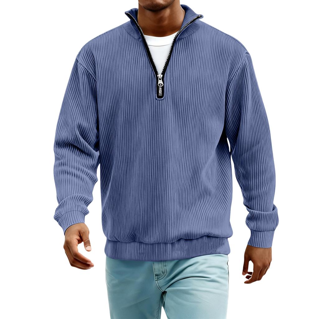 Мужская толстовка с капюшоном на молнии 1/4