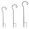 Elegant Black Iron Shepherd Hook for Garden For Lanterns and Planters