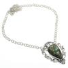 Labradorite Handmade 925 Sterling Silver Jewelry Necklace 18" B0t99