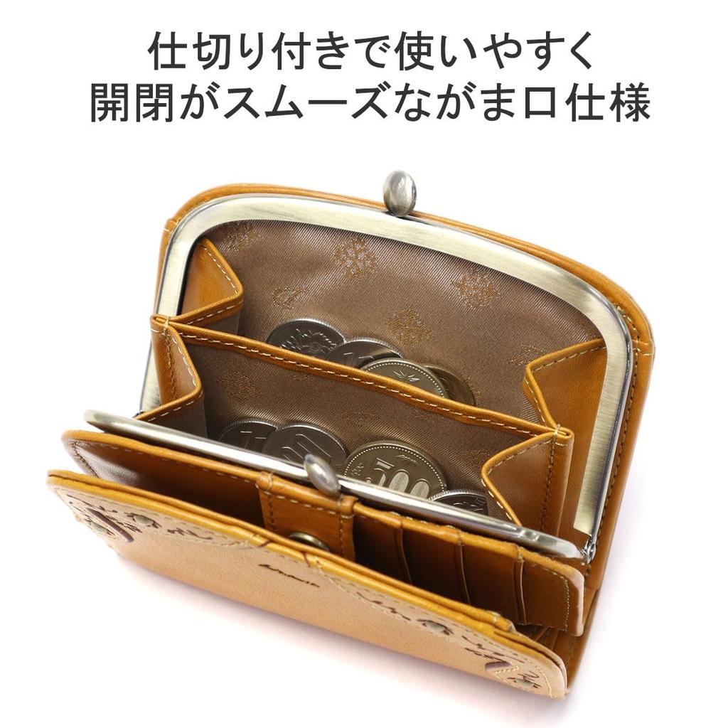 Кошелек двойного сложения из натуральной кожи, оранжевый [Dakota], женский DA-31601-34