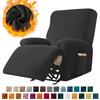 Solid Velvet Recliner Armchair Cover Non Slip Lazy Boy Cat Dog Single Sofa Covers Elastic Soft All -Inclusive Couch Slipcover