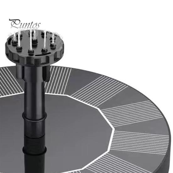 Практичный, простой в установке, черный фонтан на солнечной энергии, садовый пруд с рыбой, плавающий фонтан, украшение для птичьей ванны