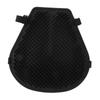 Motorcycle Gel Seat Cushion Cooling Down Shock Absorption Pressure Relieve Universal Black Seat