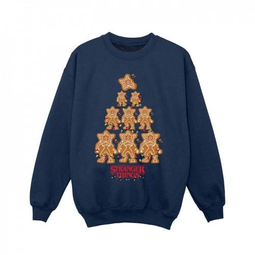 Netflix Girls Stranger Things Gingerbread Sweatshirt