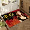 TV B-Buffy the V-Vampire Slayer Floor Mat Soft Thickened Absorbent Non-Slip Bedroom Living Room Door Mat Home Decor Flannel Rugs