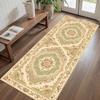 European-Style Light Luxury Long Corridor Rug, Non-Slip Washable Long Runner for Hallways Bedrooms, Home Decor