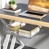 Portable Undertable Drawer Storage Rack Invisible Pull Out Storage Box Large Capacity Table Shelf Storage Box New  Drawer