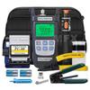 Complete Set FTTH Fiber Optic FC-6S Fiber Cleaver Optical Power Meter Finder
