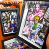 Классическое аниме JoJo's Bizarre Adventure 3D Декоративная картина Мультяшная фигурка Ручная работа Декоративная фоторамка Настольное украшение