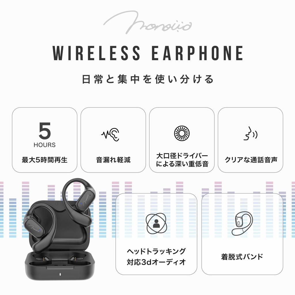 New In 2024 Type Wireless Earphones Ultimate Fit 7g Ultra Lightweight Bluetooth Earphones That Block Your Ears Sound Leakage Prevention Up To 20 Hours