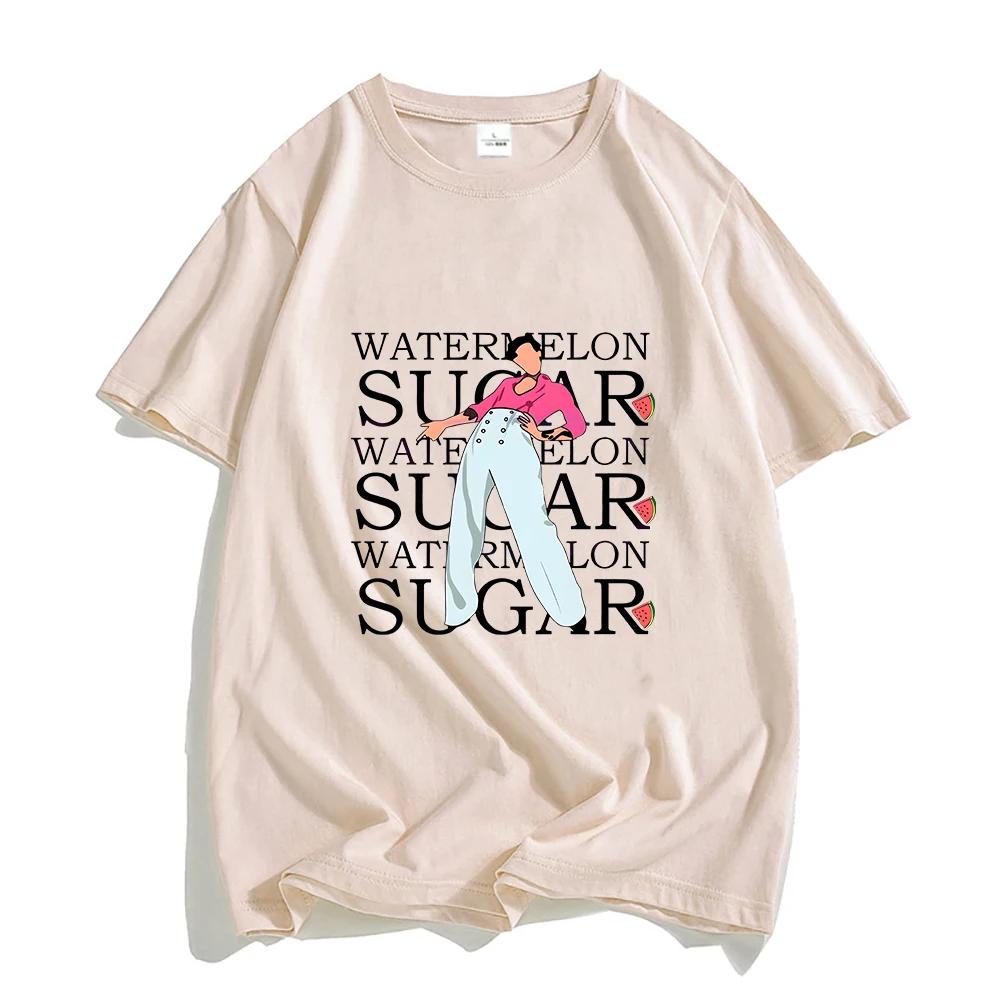 Harrys House Love On Tour T-shirt Unisex Print Shirts 100% Cotton Tshirt Kawaii/lovely Graphic T Shirt Cartoon Aesthetic Clothes