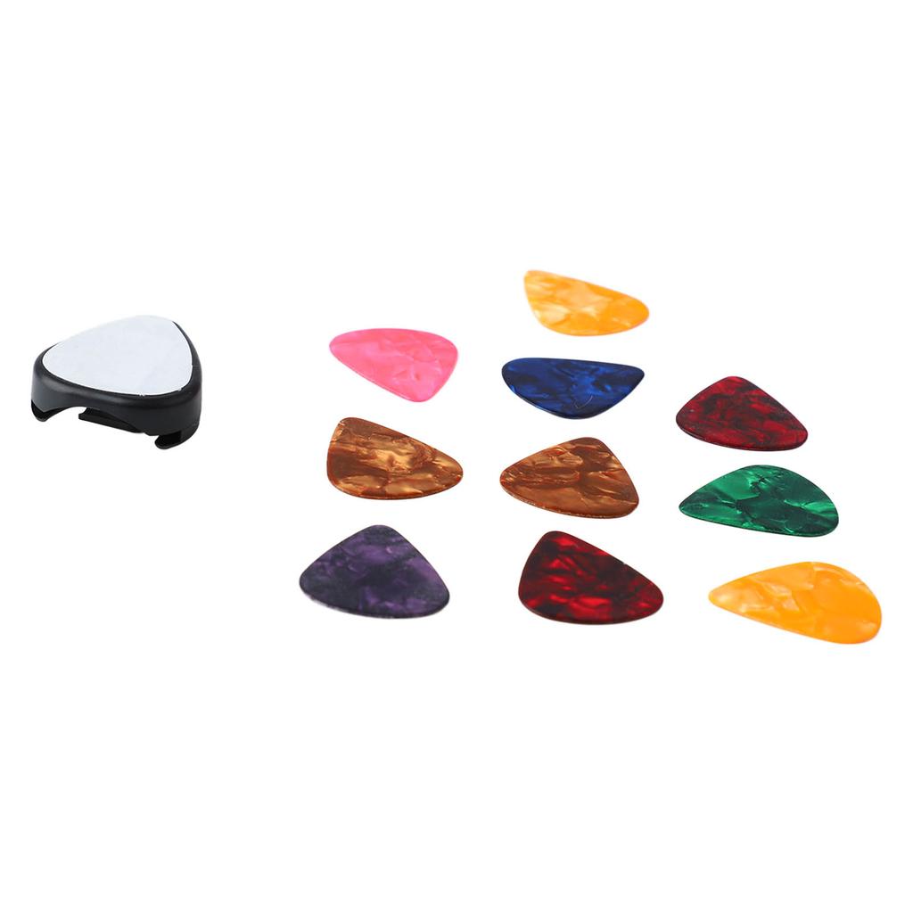 10 шт. Медиатор для гитары Плектр и Набор держателей для медиаторов для гитары Портативный инструмент для басовых аксессуаров