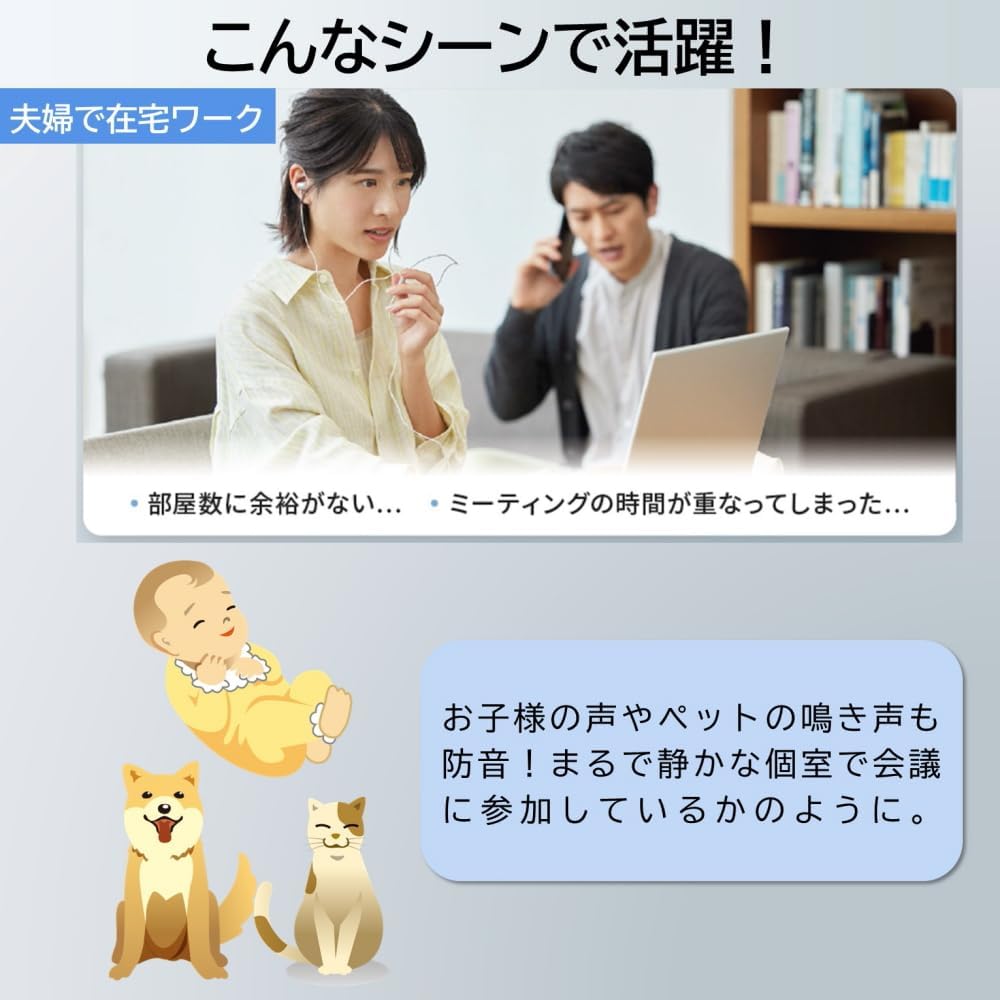 [Canon] Canon Privacy Talk MD-100-GY Wearable Sound Reduction Device/Earphone and Microphone Buil...