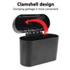 Pressing Type Trash Can Auto Interior Accessories Car Trash Bin Black Hanging Vehicle Garbage Dust Case ABS Storage Box