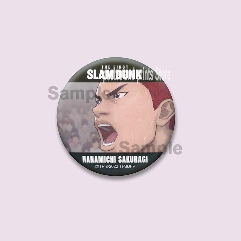 Anime Hanamichi Sakuragi Kaede Rukawa Coin Badge Cartoon Role Playing Brooches on Backpack Jewelry Pins Accessories Friend Gifts