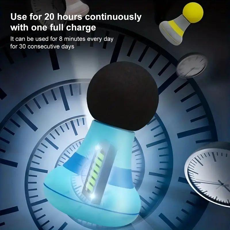 Ручной массажер для мышц, мини-пистолет для массажа с 6 режимами регулировки для массажа шеи, плеч и спины, чтобы расслабить тело