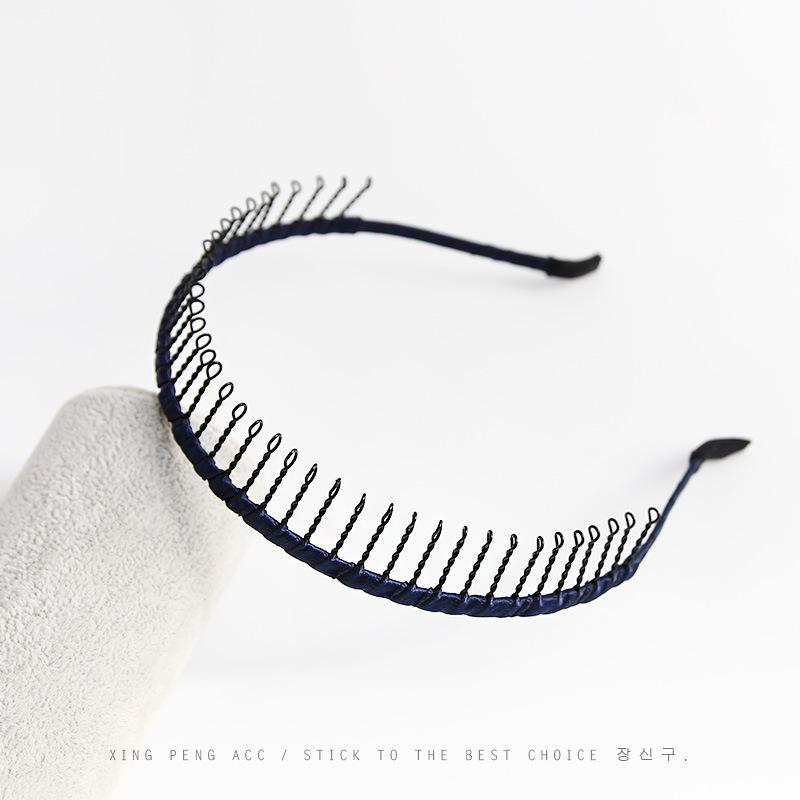 Корейская длиннозубая нескользящая повязка на голову с гребнем головной убор простая повязка на голову с зубцами заколка для волос макияж умывание лица повязка на голову