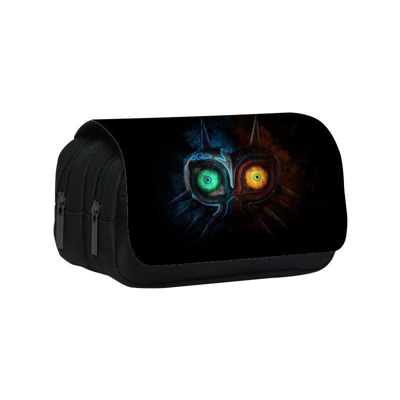 Zelda Legend Double-Layer Pencil Case: King's Tear Design for School Students