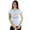 Disney Womens/Ladies Mickey Mouse Love Hands Cotton T-Shirt