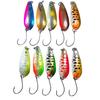 Momo Lure Mountain Stream Emispoon Trout Spoon Assorted Set for Yamame Trout Iwana Rainbow Trout Fishing 5g X 10 [momo Lure] (41mm - Pieces)