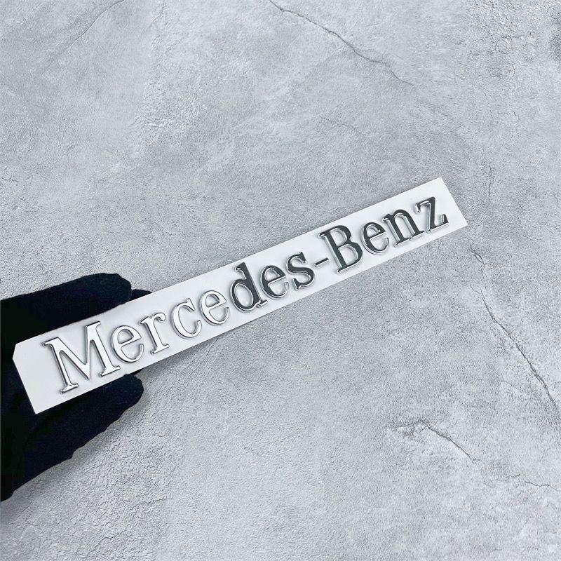 3D ABS Car Logo Body Side Badge Body Rear Trunk Decal Sticker For Mercedes Benz AMG S320 W164 W205 W204 W168 Accessory Keychain MNOPQ1