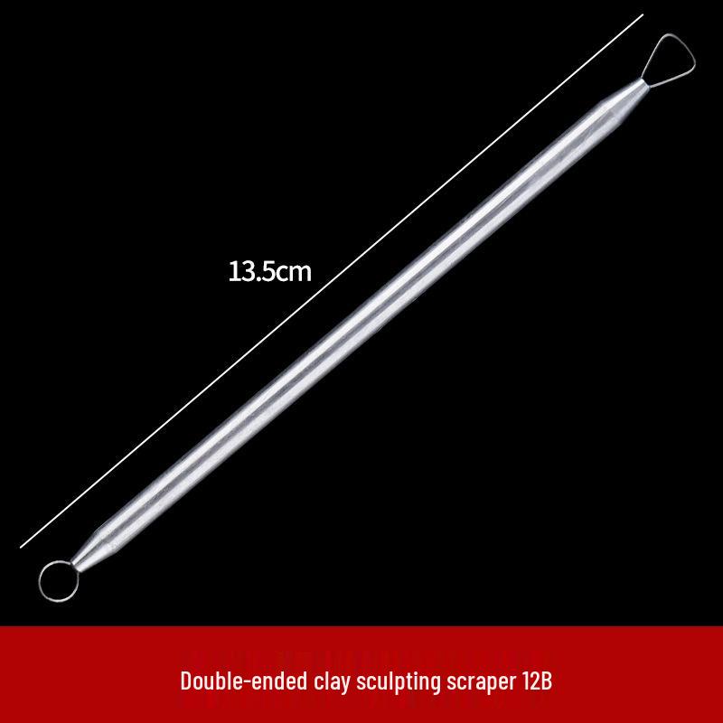 Набор из 12 инструментов для лепки и обрезки из нержавеющей стали