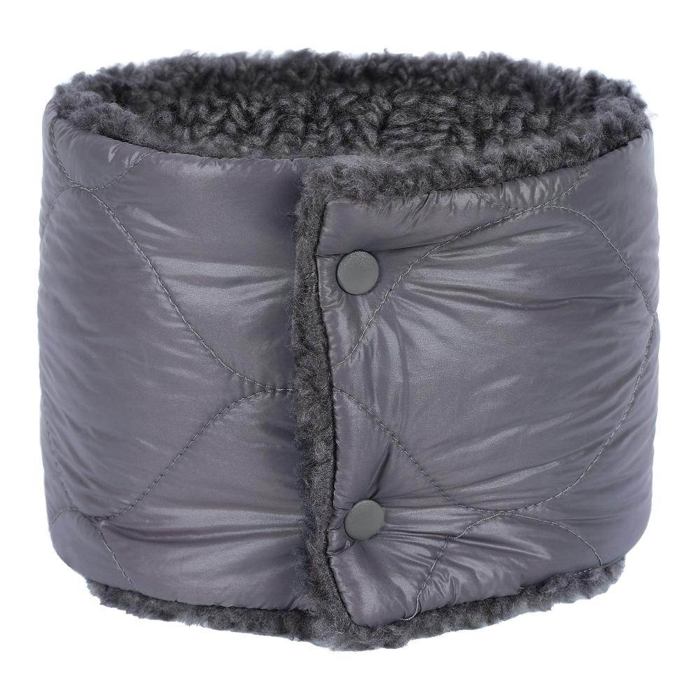 Зимний утолщенный теплый пуховый женский флисовый нагрудник из ягненка с защитой шеи